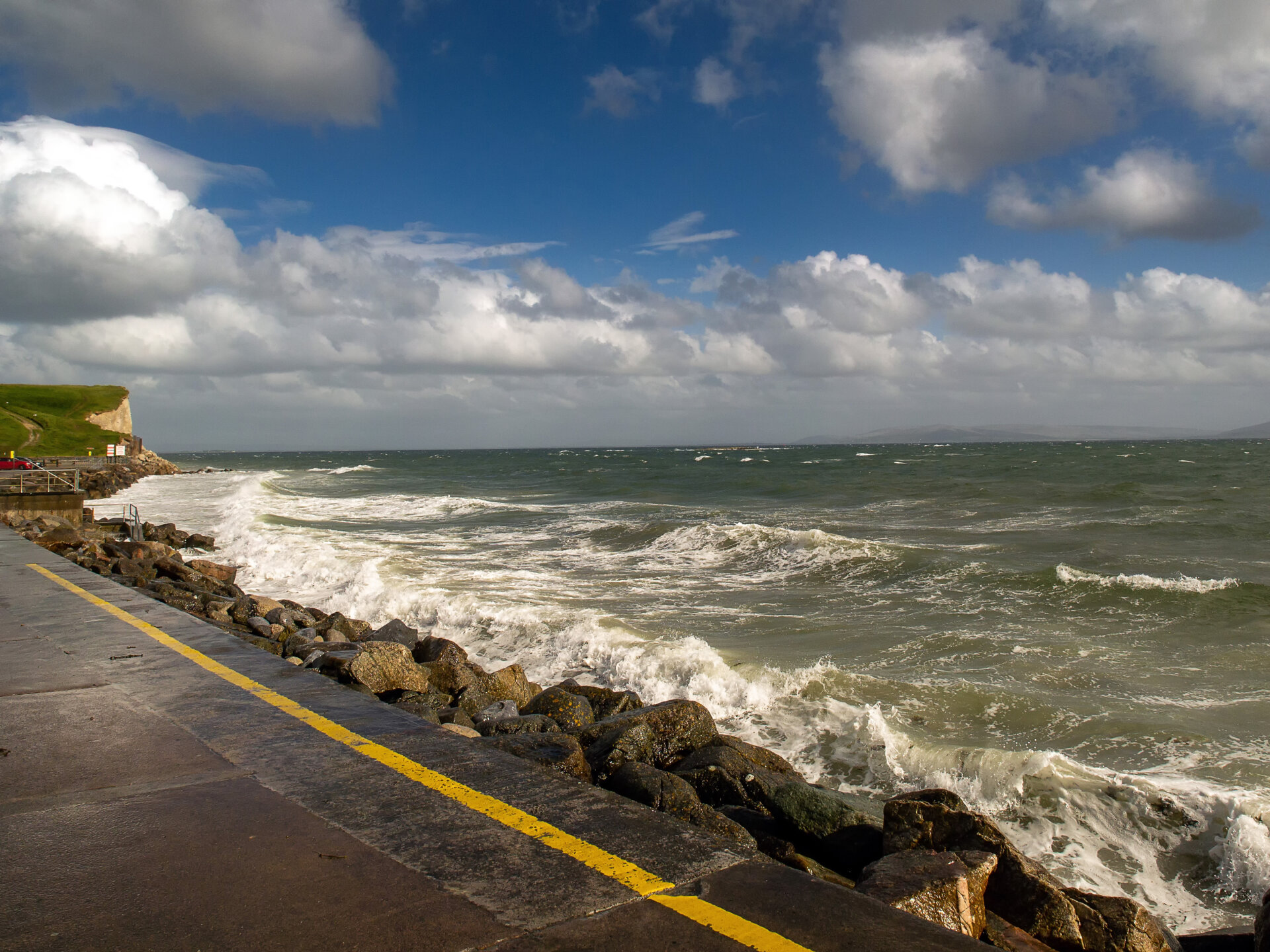 A search is underway for a missing swimmer in Co Galway