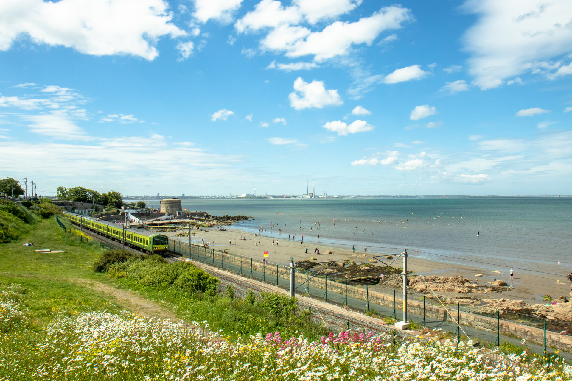 A public consultation has opened, seeking the public's views on works preventing a rail line falling into the sea.