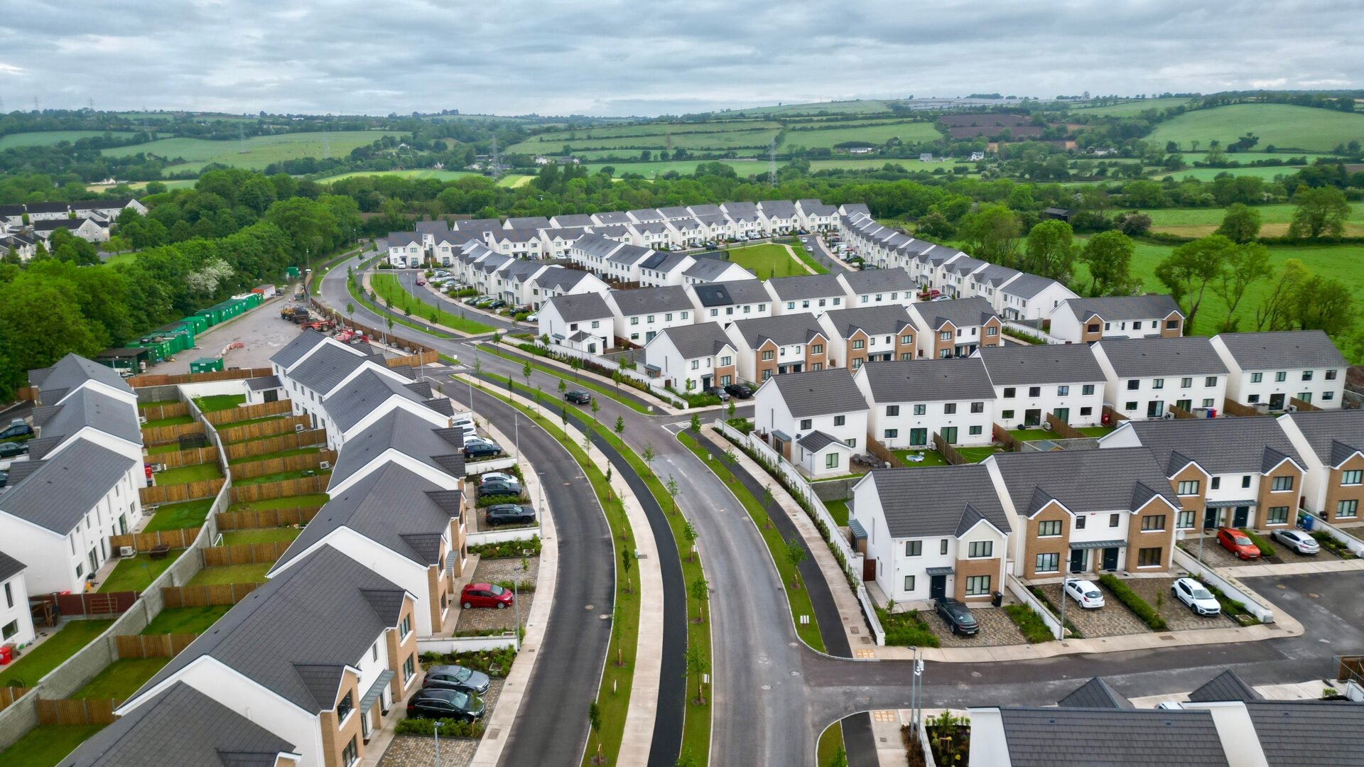 Fewer than a third of new builds put on open market.