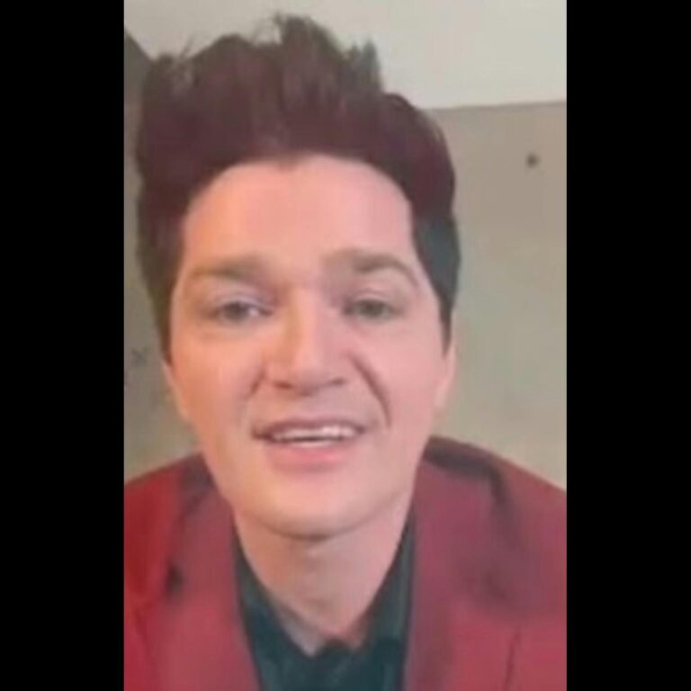 Danny O'Donoghue from The Script via Zoom